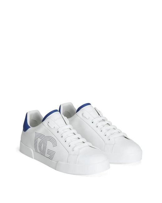 Dolce & Gabbana Blue Portofino Sneakers for men