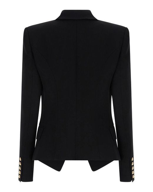 Balmain Black Single-Breasted Blazer With One Button