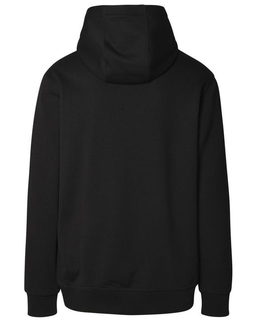 Burberry Black Ansdell Hoodie With Logo Print for men