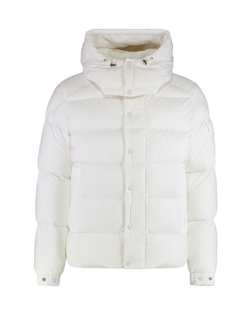 Moncler White Short Jacket Maya 70 With Hood for men