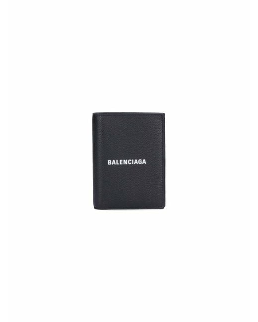 Balenciaga Black 'cash' Vertical Wallet for men