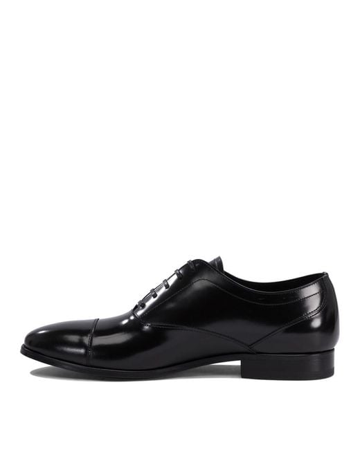 Fabi Black Lace-Up Shoes for men