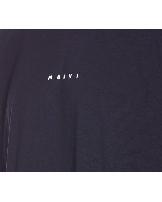 Marni Blue T-shirts And Polos for men