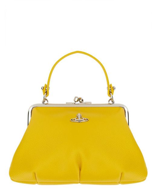 Vivienne Westwood Yellow Granny Frame Bag