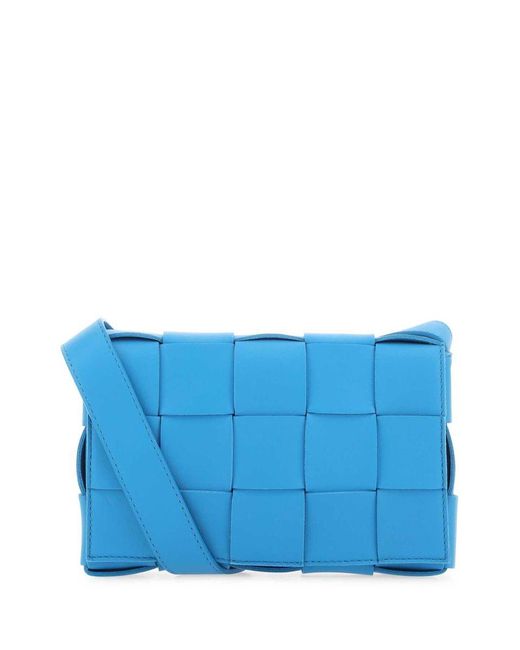 Bottega Veneta Blue Shoulder Bags