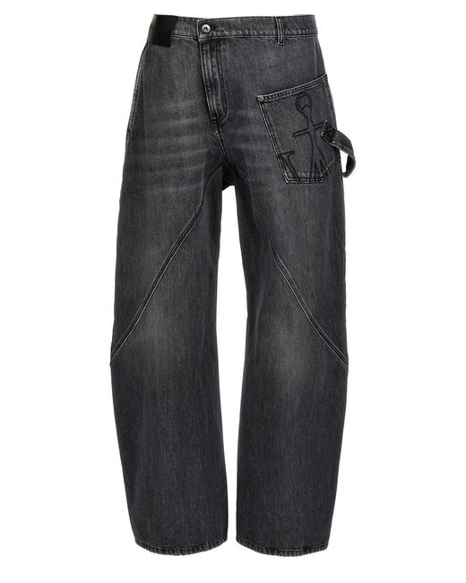 J.W. Anderson Gray 'twisted Workwear' Jeans for men