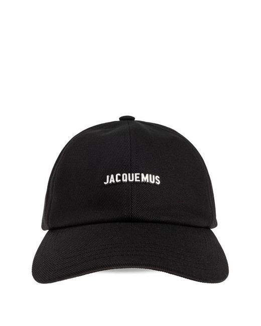 Jacquemus Black The Gadjo Baseball Cap With Logo Appliqué