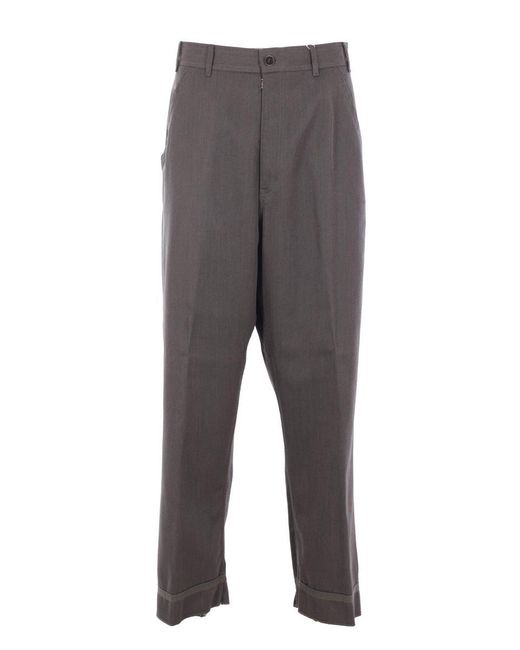 Maison Margiela Gray Trousers for men