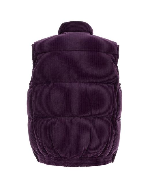 Sacai Purple Corduroy Down Jacket for men