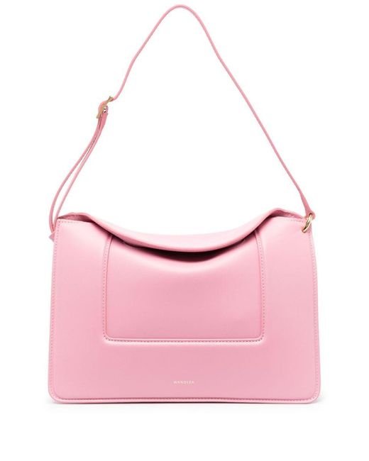 Wandler Pink Penelope Leather Shoulder Bag