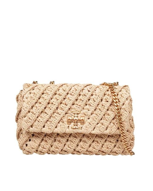 Tory Burch Natural Raffia Shoulder Bag