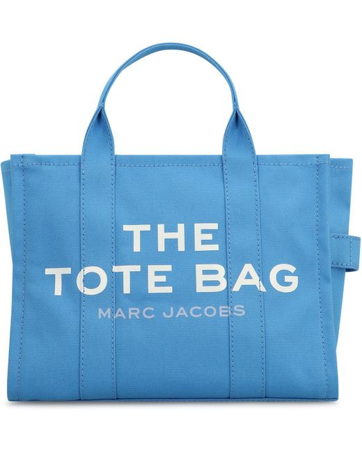 Marc Jacobs Blue The Medium Tote Bag Canvas