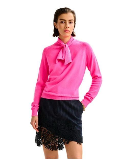 Essentiel Antwerp Pink Invited Fuchsia Sweater