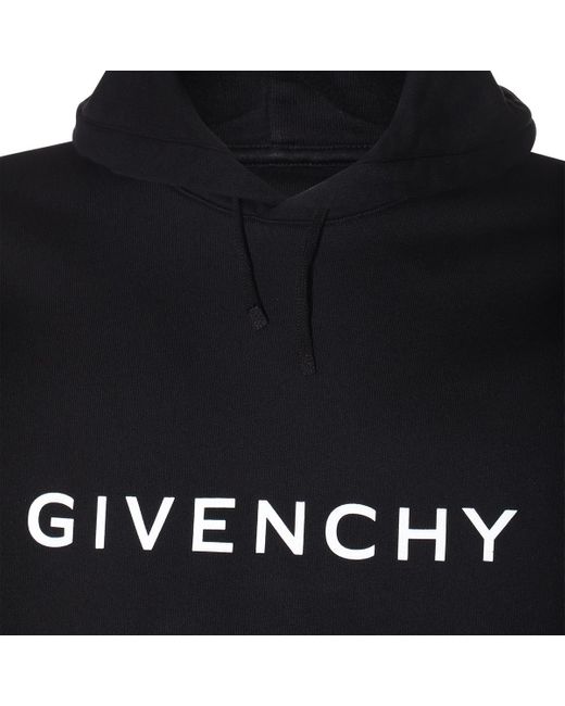 Givenchy Blue Black Cotton Sweatshirt for men