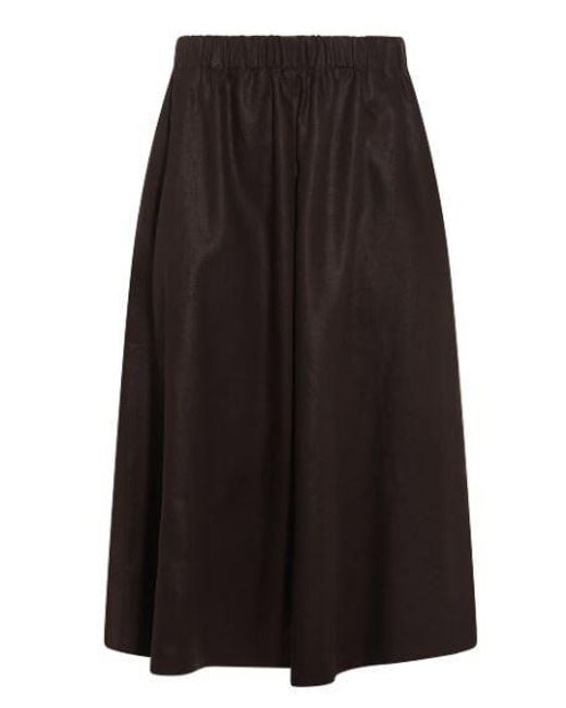 Brunello Cucinelli Brown 100% Linen Skirt