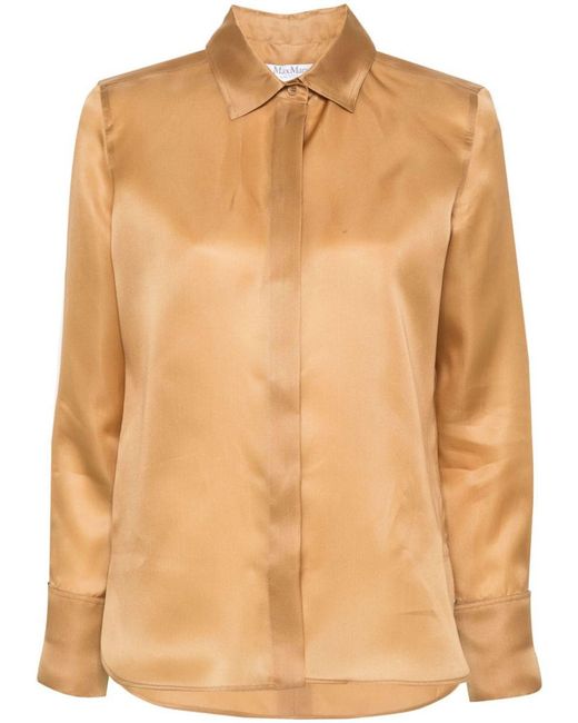 Max Mara Natural Silk Shirt