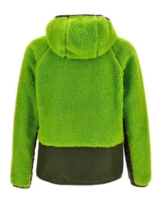 3 MONCLER GRENOBLE Green Taddy Sweatshirt for men