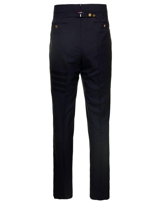Thom Browne Blue Fit 1 Backstrap Trouser for men