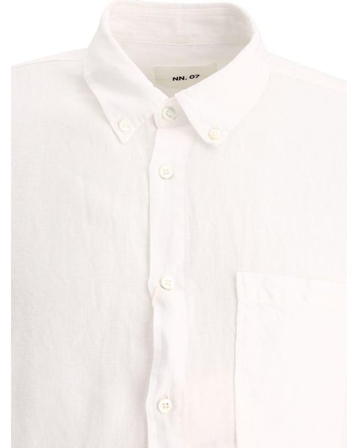 NN07 White "Arne" Shirt for men