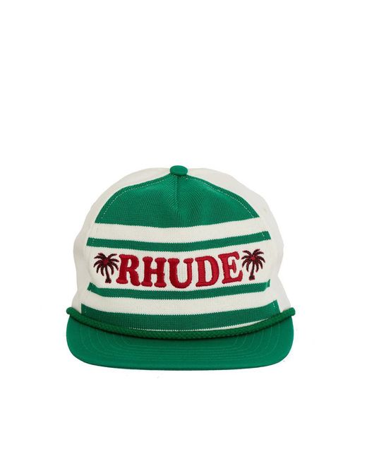 Rhude Green Caps & Hats for men
