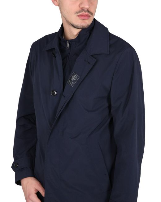 Fay Blue Trench Morning Travel for men