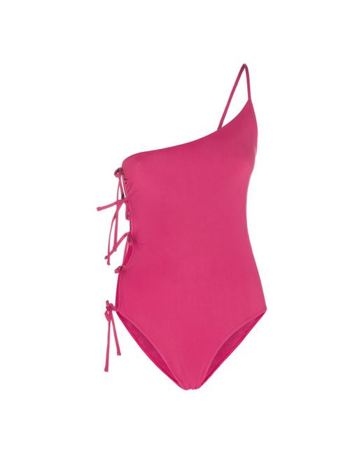Rick Owens Pink Fuchsia Stretch Taco Bather Swimwear