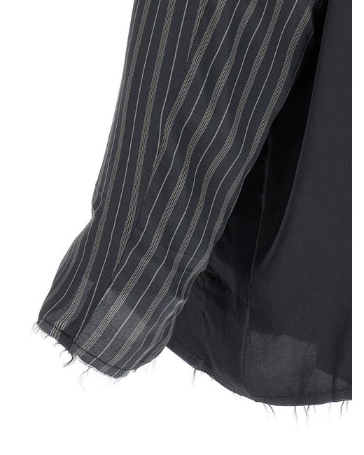 Maison Margiela Black Patchwork Reversible Jacket for men
