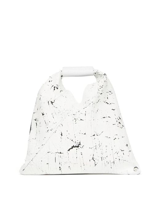 MM6 by Maison Martin Margiela White Mini Japanese Bags