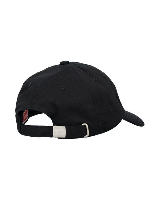 KENZO Black Verdy Baseball Cap for men