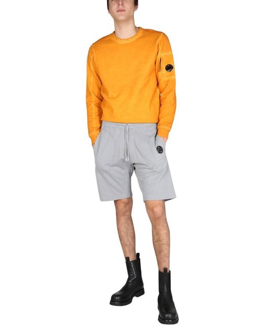Cotton Bermuda With Iconic Lens 