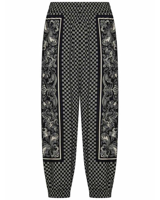 Balmain Black Paris Trousers for men