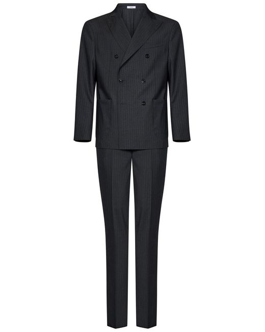 Boglioli Black K-Jacket Suit for men