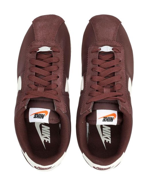 Nike Brown Cortez With Suede Inserts