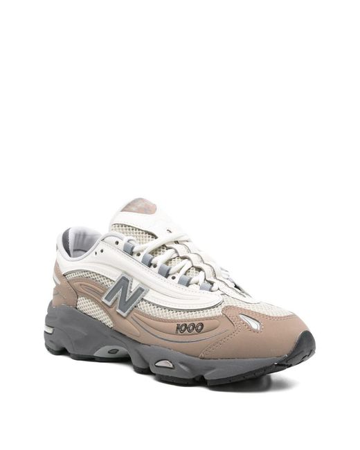 New Balance White 1000C Sneakers for men