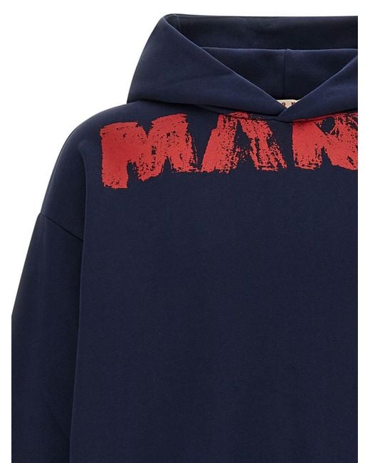 Marni Blue Monolith' Hoodie for men