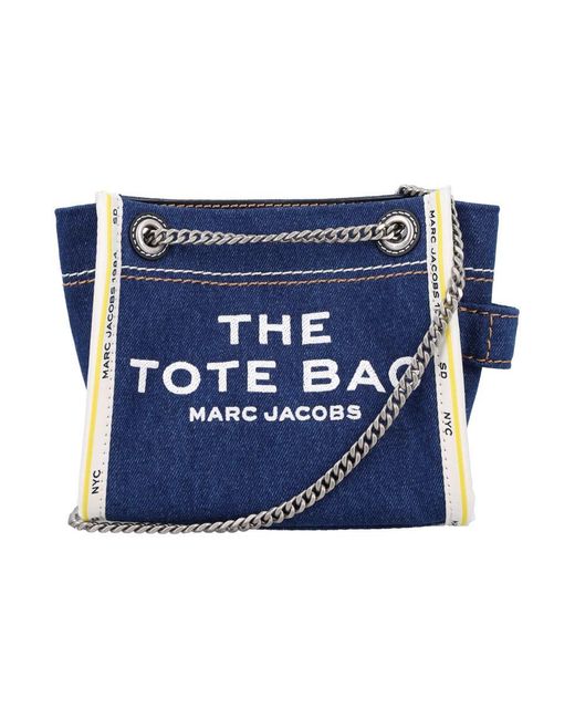 Marc Jacobs Blue The Mini Tote Bag Denim