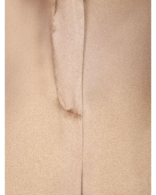 Alberta Ferretti Natural Trousers