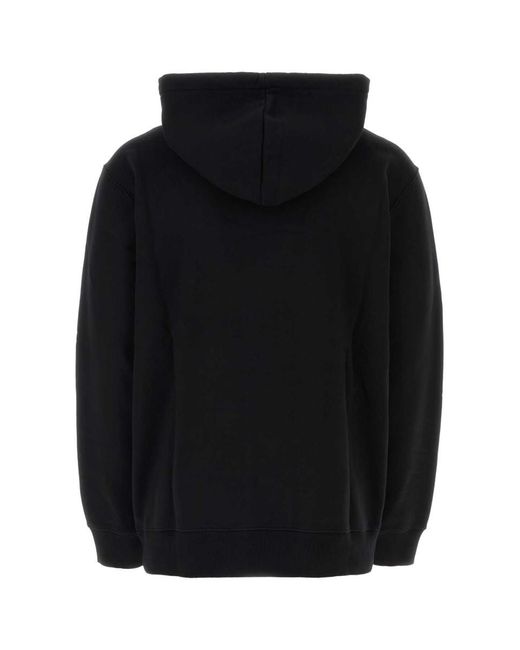 Lanvin Black Cotton Sweatshirt for men