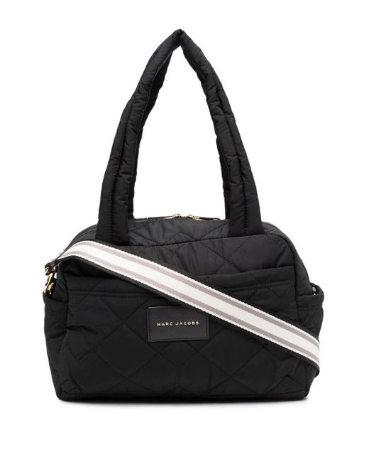 Marc Jacobs Black Small Quilted Weekender Bag