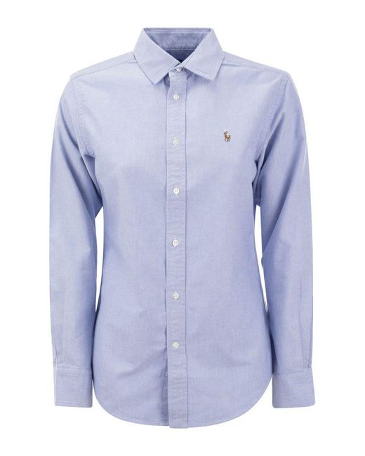 Polo Ralph Lauren Blue Classic-fit Oxford Shirt