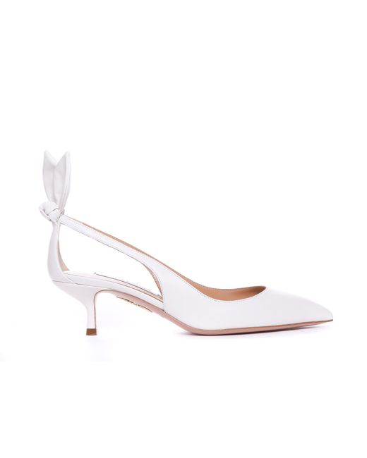 Aquazzura White With Heel