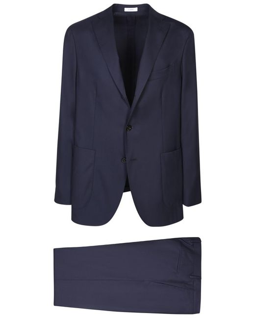 Boglioli Blue Suits for men