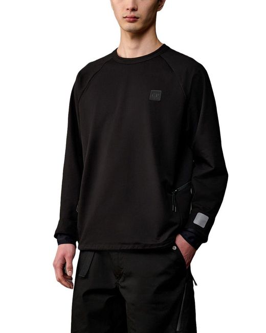 C P Company Black Sweatshirt for men