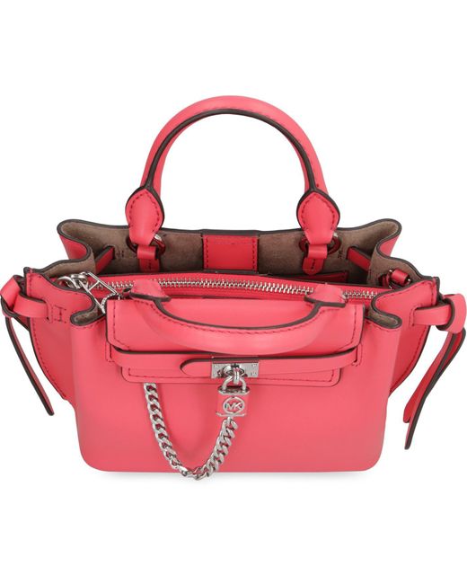Michael Kors Pink Hamilton Legacy Leather Handbag