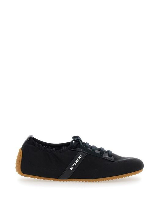 Givenchy Black Sneaker With Logo Lettering On The Side In Fabric Woman