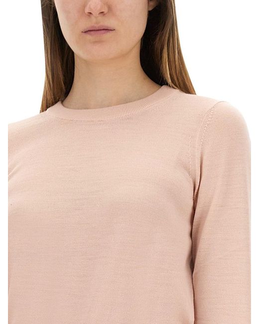 MICHAEL Michael Kors Blue Lightweight Merino Wool Sweater With Button Detail