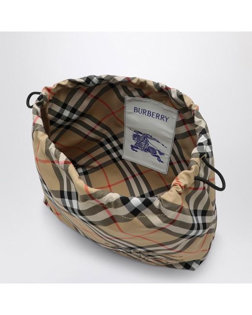 Burberry drawstring pouch hot sale