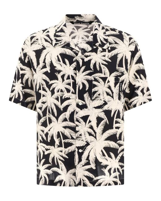 Palm Angels White "Palms" Shirt for men