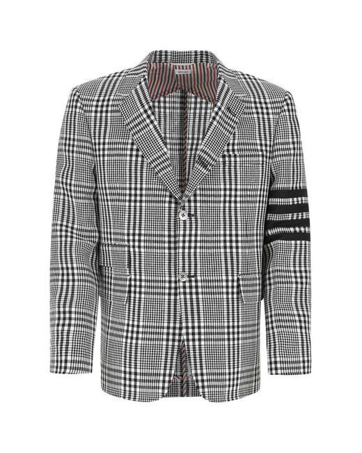 Thom Browne Gray Coats for men