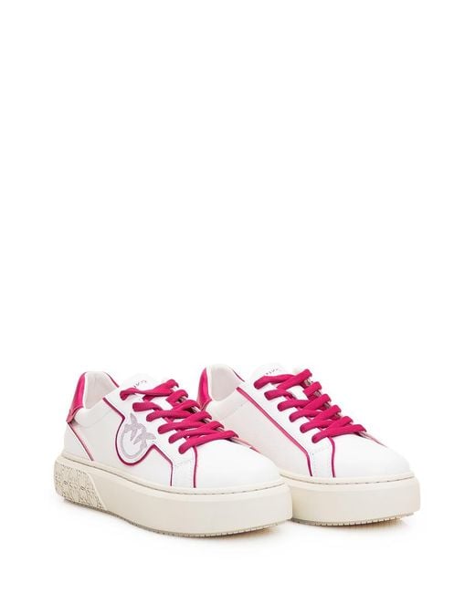 Pinko Pink Sneaker With Platform